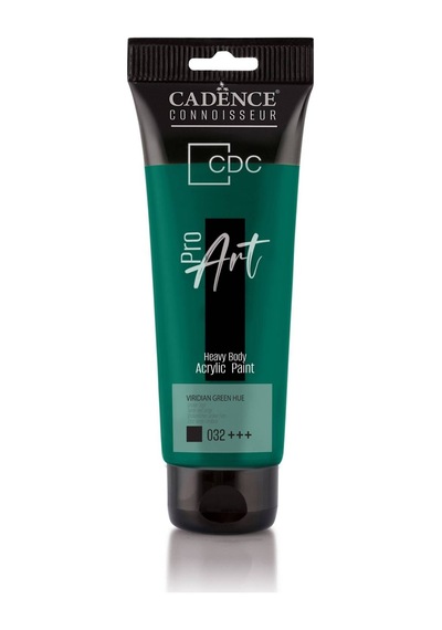Cadence Pr032 Viridian Yeşil Proart Heavy Body Akrilik Boya 120 ML - Tüp Akrilik Boya