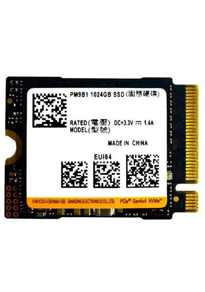 Samsung Bm9c1 Smz9mx1t0hcld-00bd1 1tb M.2 2230 Pcıe Gen4x4 Nvme Ssd 1
