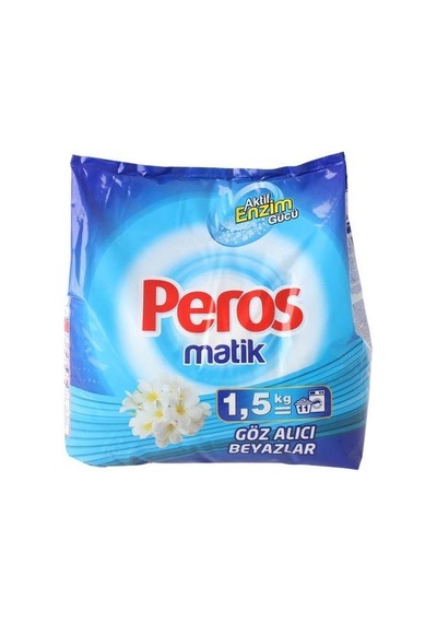 Peros Matik Toz Deterjan Göz Alıcı Beyazlar 1.5 Kg