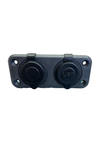 2.1 A Harici 2 Li USB Yuvası ve Çakmak Soketi Girişi 2 Li  12Volt