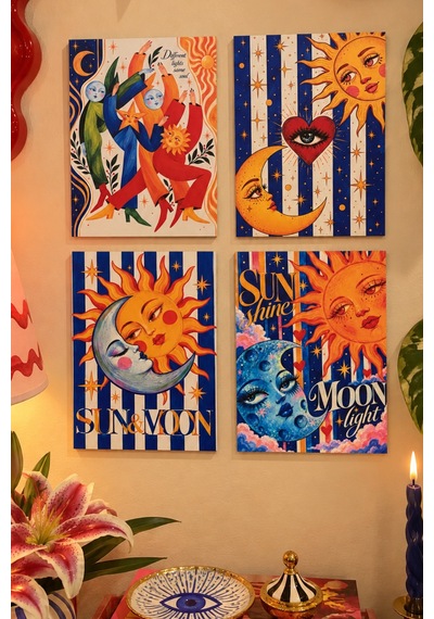 Sunshine & Moonlight Ay Güneş Temalı Duvar Dekoru 4 Lü Tablo Seti, 15 X 20 Cm, 3mm Ahşap Mdf, Dijital Baskı Çok Renkli - 930767361 Çok Renkli - 930767361 Sunshine & Moonlight Ay Güneş Temalı Duvar Dekoru 4 Lü Tablo Seti, 15 X 20 Cm, 3mm Ahşap Mdf, Dijital Baskı Çok Renkli - 930767361 Çok Renkli - 930767361