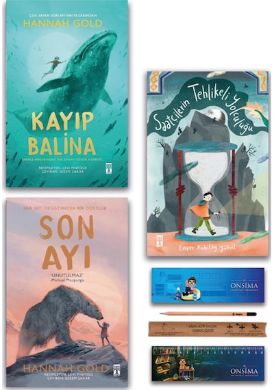 Genç Timaş Saatçilerin Tehlikeli Yolculuğu - Kayıp Balina - Son Ayı Set 3 Kitap