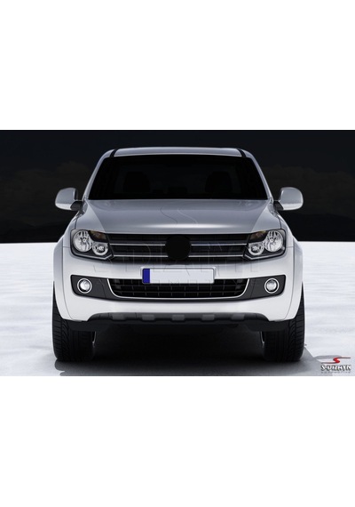 S-Dizayn  Volkswagen Amarok Krom Ön Tampon Çıta U Parça 2010 Model Üzeri