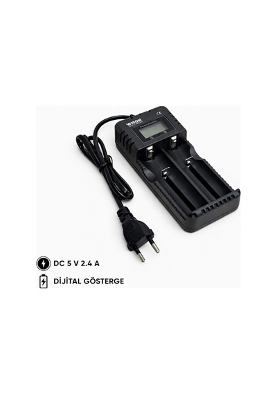 Adaptör Pil Dolum Cihazı - Wison Ws-2323 Çok Renkli
