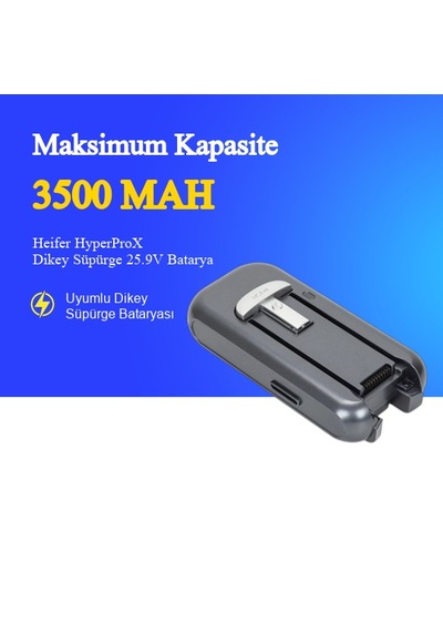 Heifer Hyperprox Dikey Süpürge 3500 Mah Batarya