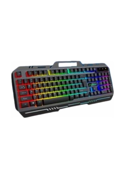Northcity Pg8018 Işıklı Mekanik Gaming Klavye Mouse Seti Siyah - Led Oyuncu Klavyesi