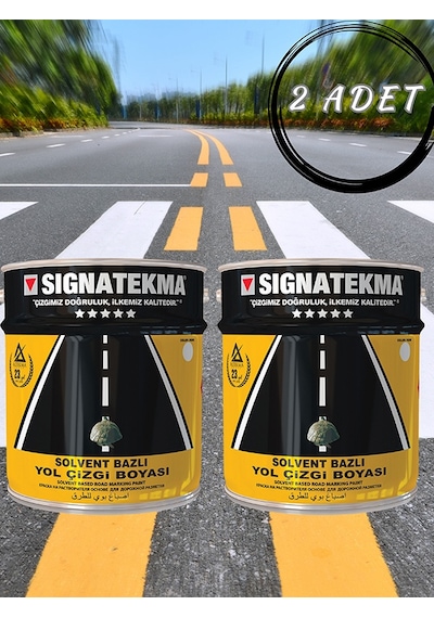 Signatekma Constance - Akrilik Esaslı Yol Çizgi Boyası (2 Adet)