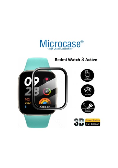 Xiaomi Redmi Watch 3 Active 1.83" Tam Kaplayan 3d Pet Film Al3385