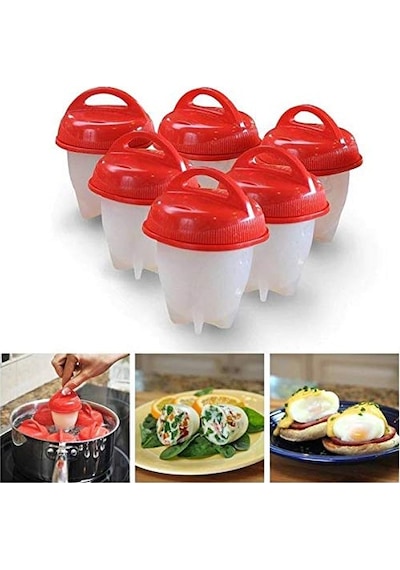 Silikon Yumurta Haşlama Kabı 6lı Set Genel