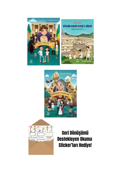 Efes Perileri Efsanevi Yerler Serisi 3 + Hititlerin Başkenti Hattuşa Yı Görelim Eğlenceli Tarih Serisi 3 + Kapadokya Perileri Efsanevi Yerler Serisi 1