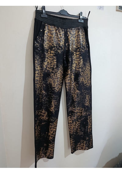 Anne Moda Ankara Kadın, Yüksek,bel,esnek,şık,ışıltılı,büyük Beden Pantolon Altın - Siyah Anne Moda Ankara Kadın, Yüksek,bel,esnek,şık,ışıltılı,büyük Beden Pantolon Altın - Siyah