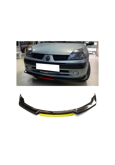 Renault Clio Symbol Sarı Renkli Ön Lip 4 Prç P.siyah Abs