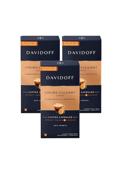 Davidoff Crema Elegant Lungo Harmonıous & Aromatıc Kapsül Kahve 3 x 10'lu