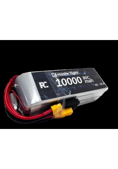 Masterflight 22,2v Li-po Pil 10000mah 80c 6s Lityum Polymer Batarya