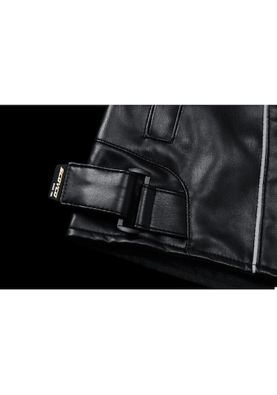 Motoanl Motosiklet Montu 4 Mevsim Deri Ve Maxdura Kumaş Racing Mont Pu Leather Black-gold
