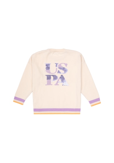 U.s. Polo Assn. Kız Çocuk Kazak /triko 50314352-vr256 İnci