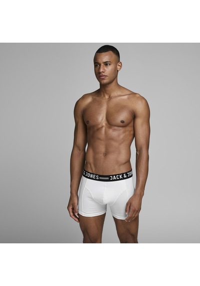 Jack & Jones Logolu Tekli Boxer- Sense 12075392 White