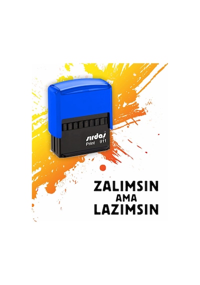 Zalımsın Ama Lazımsın Özel Tasarım Siyah Kaşe Diğer