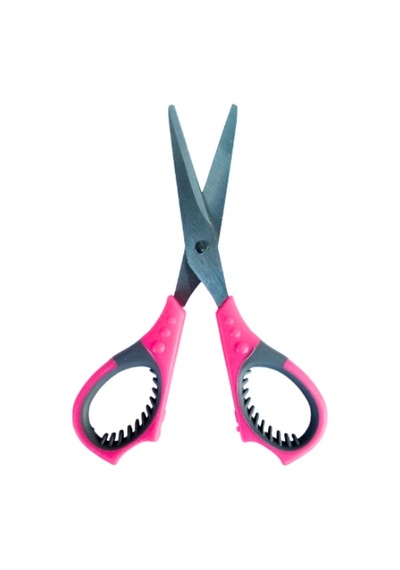Kolay Tutmaçlı Çelik Çocuk Makası 14 Cm - Pembe