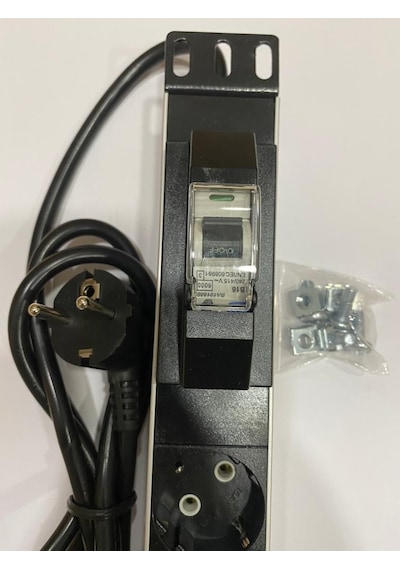 Matra Pdu 6'Lı Sigortalı Rack Tipi Gurup Priz