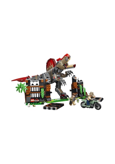 LEGO® Jurassic World Spinosaurus Dinozor Kaçışı 77982 - 9 Yaş Üzeri Çocuklar için Motosiklet İçeren Oyuncak Yapım Seti (820 Parça)