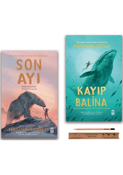 Genç Timaş Son Ayı - Kayıp Balina Set 2 Kitap - Hannah Gold