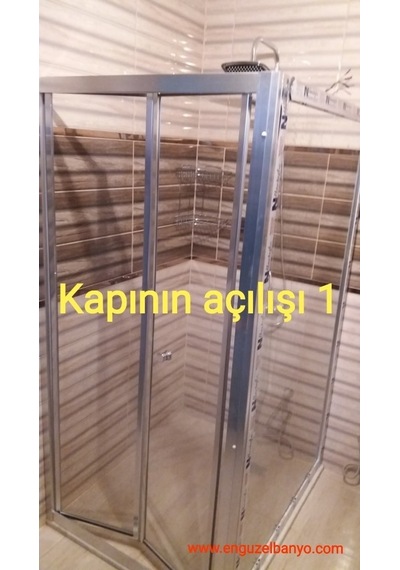 40 Desen Patentli Katlanır Cam Duşakabin İki Duvar Arası Duşakabi Gri 40 Desen Patentli Katlanır Cam Duşakabin İki Duvar Arası Duşakabi Gri