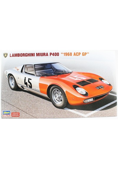 Hasegawa 20683 1/24 Ölçek, Lamborghini Miura P400 1968 Acp Gp, Limited Edition Yarış Aracı Plastik Model Kiti