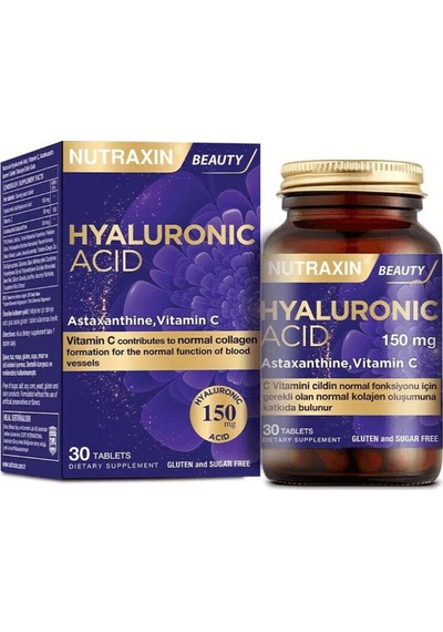 Beauty Hyaluronic Acid Astaksantin Vitamin C 30 Tablet