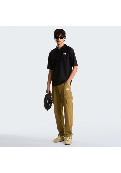 The North Face M Lıghtrange Packable Short Sleeve Polo Erkek Tişört Nf0a8g0vjk31 Siyah