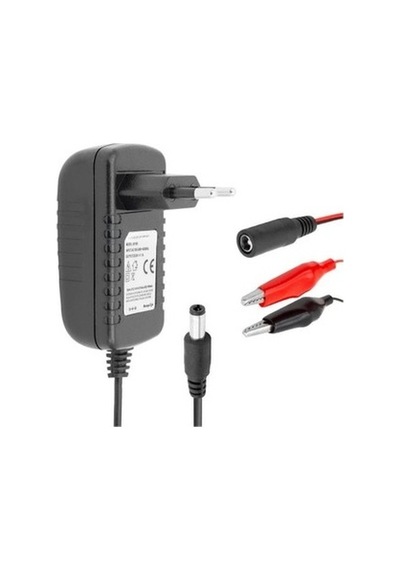 Dc 12v 1a Priz Tipi Adaptör Soketli Krokodilli Öğrenci Deneylerine Uygun Güç Besleme Cihazı