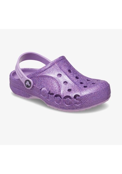 Crocs Baya Glitter Clog K Simli Kız Çocuk Terlik 207015 207015 5pr 5pr Mor