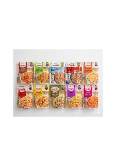 Hazır Yemek Seti 10 Adet - Tüm Bulgur Pilavı Çeşitleri Bir Arada - 868228250