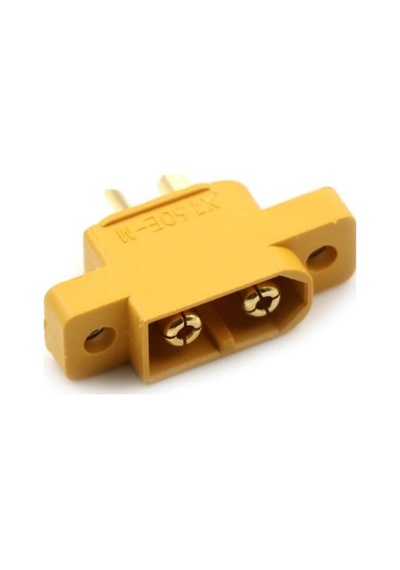 5 Adet Xt60 Panel Montaj Tip Erkek Konnektör Lityum Lipo Pil Akü Batarya Bağlantı Konnektörü Rc Esc Motor Drone Model