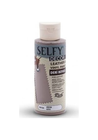 Rich Selfy Decor Deri Boyası 120 Cc 10133 Vizon Vizon