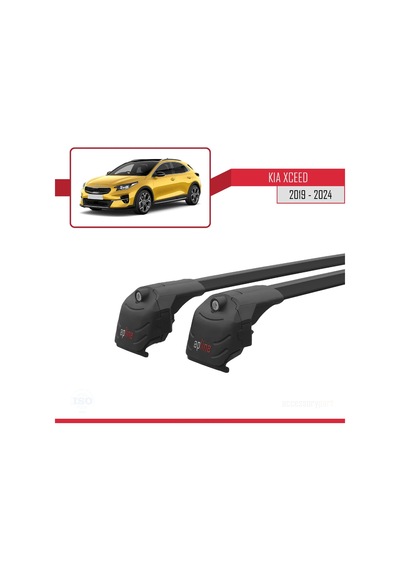 Kia Xceed Cd 2019 Ve Sonrası İle Uyumlu Ace-2 Ara Atkı Tavan Barı Siyah
