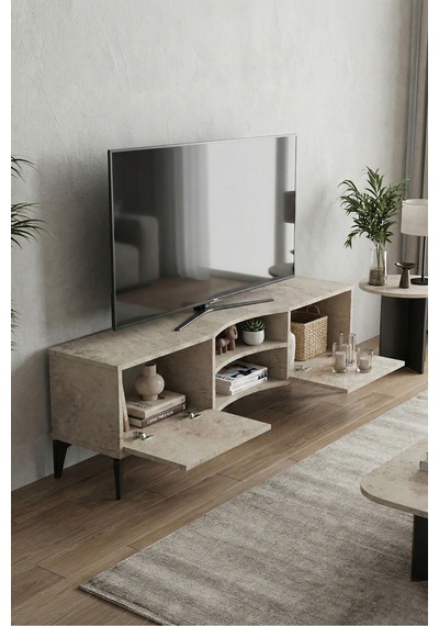 Vera Tv Sehpası Suntalam Ekru 160x35