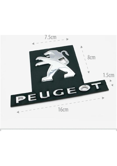 Peugeot 301 Bagaj Yazı + Amblem 2017 Ve Sonrası İçin Uyumlu