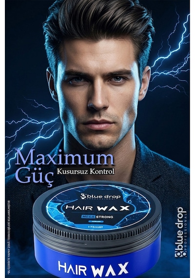 Blue Drop Professional Mega Strong Hair Wax 175 ML