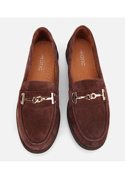 Hotiç Kadın Süet Deri Kahverengi Yumuşak Tabanlı Comfort Günlük Loafer 01ayh314380a480 01ayh314380a480 Kahverengi