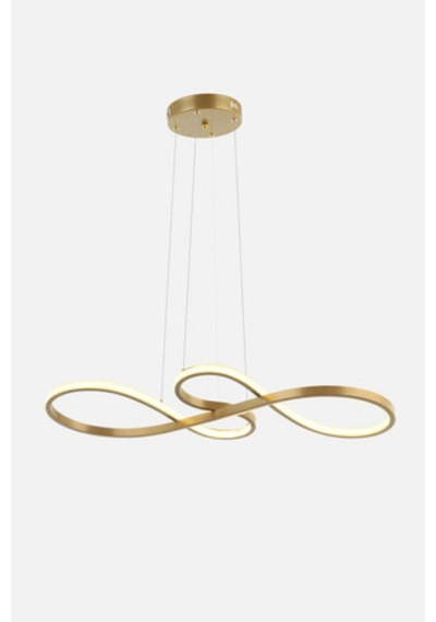 Zerafet Modern Gold Led Avize Yatak Odası - Hol - Salon Gold