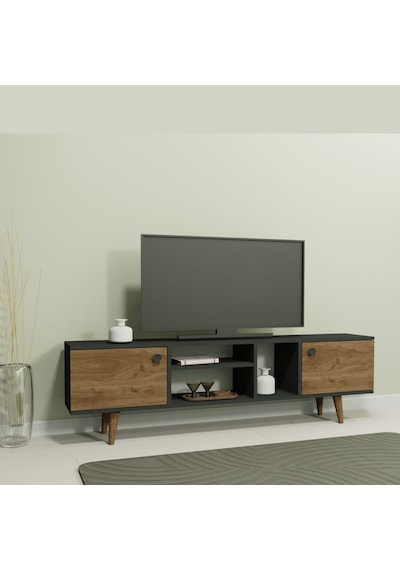 Lagomood Ewo Tv Standı Antrasit Ceviz