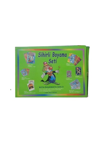 Sihirli Boyamalı Kutu Oyunu.