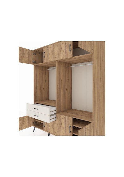 Kronos Gardrop 7 Raflı 2 Çekmeceli 2 Askılı 176x59x221 Çam-çam/aytaşı Çam/aytaşı Kronos Gardrop 7 Raflı 2 Çekmeceli 2 Askılı 176x59x221 Çam-çam/aytaşı Çam/aytaşı