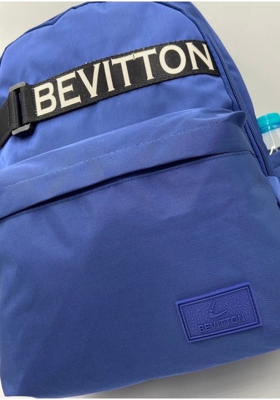 Su İtici Kumaş Unisex Lacivert Okul Çantası 34200