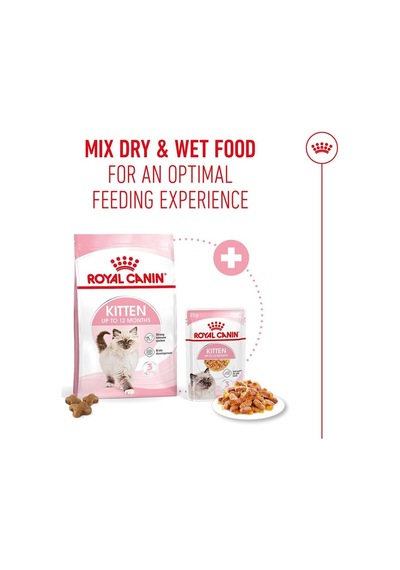Royal Canin Kitten Jelly Pouch Yaş Mama, Yavru Kedi, 85 G X 12 Adet