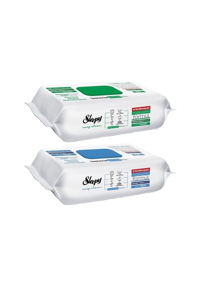 Sleepy Easy Clean Yüzey Temizlik Havlusu 2'li Set Beyaz Sabun - Çamaşır Suyu Tekli