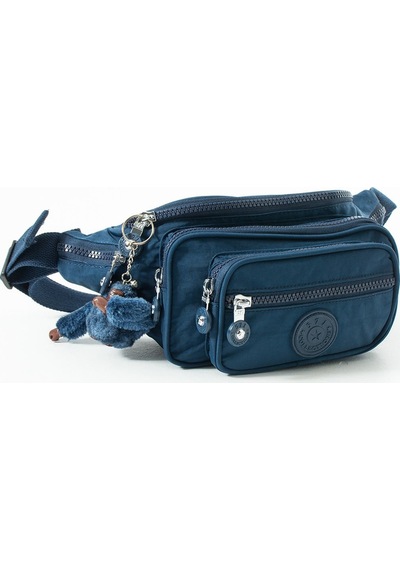 571 Collections Unisex Çok Cepli, Su Geçirmez, Çapraz Askılı Bel Çantası Freebag Lacivert Model: 571-7j