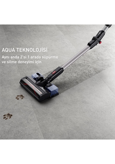 Tefal TY69T90TR x Force Flex 8.60 Max Şarjlı Dikey Mop Özellikli Süpürge