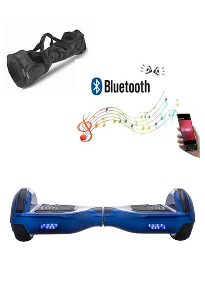 Citymate Hoverboard Elektrikli Kaykay Bluetooth Çantalı 6.5 Mavi